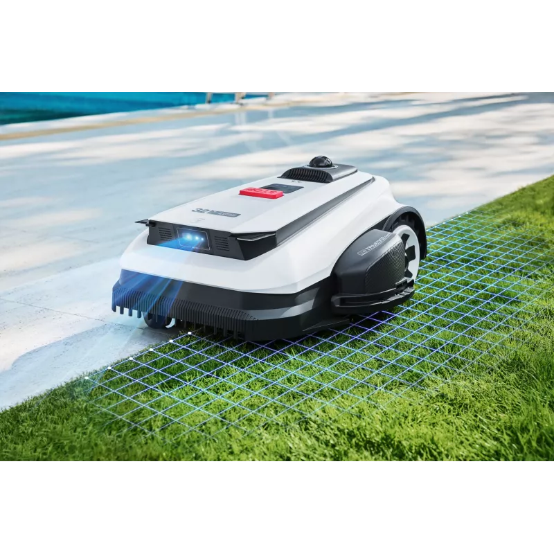 Robotinė vejapjovė Ecovacs GOAT A1600 LiDAR PRO EU, 1600 m², LiDAR, 33 cm, juoda, balta