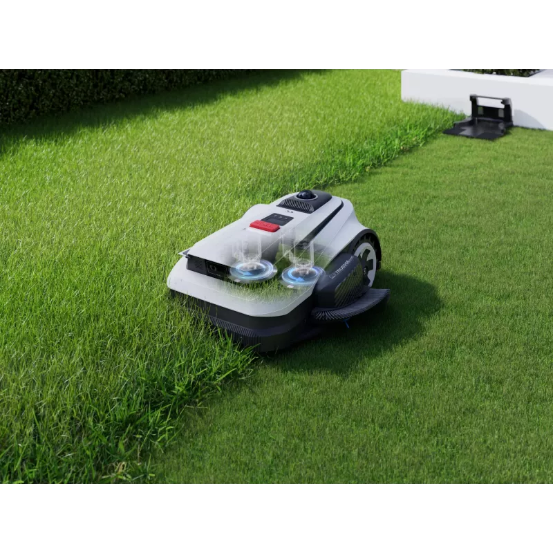 Robotinė vejapjovė Ecovacs GOAT A1600 LiDAR PRO EU, 1600 m², LiDAR, 33 cm, juoda, balta