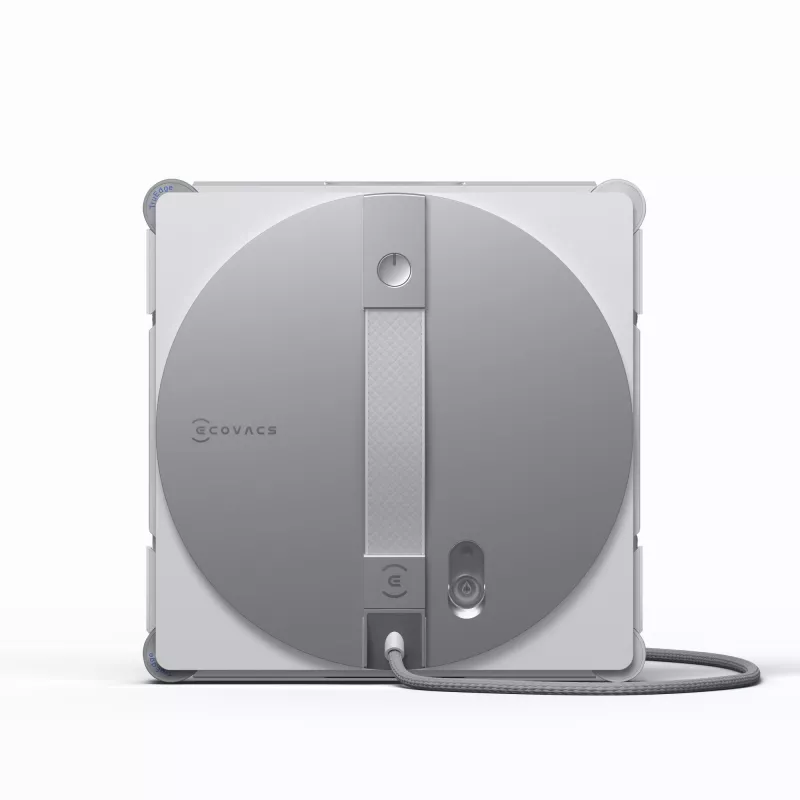 Langų plovimo robotas Ecovacs WINBOT W3 OMNI, baterija 4500 mAh, 270×270×76 mm, sidabrinis/baltas