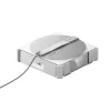 Langų plovimo robotas Ecovacs WINBOT W3 OMNI, baterija 4500 mAh, 270×270×76 mm, sidabrinis/baltas