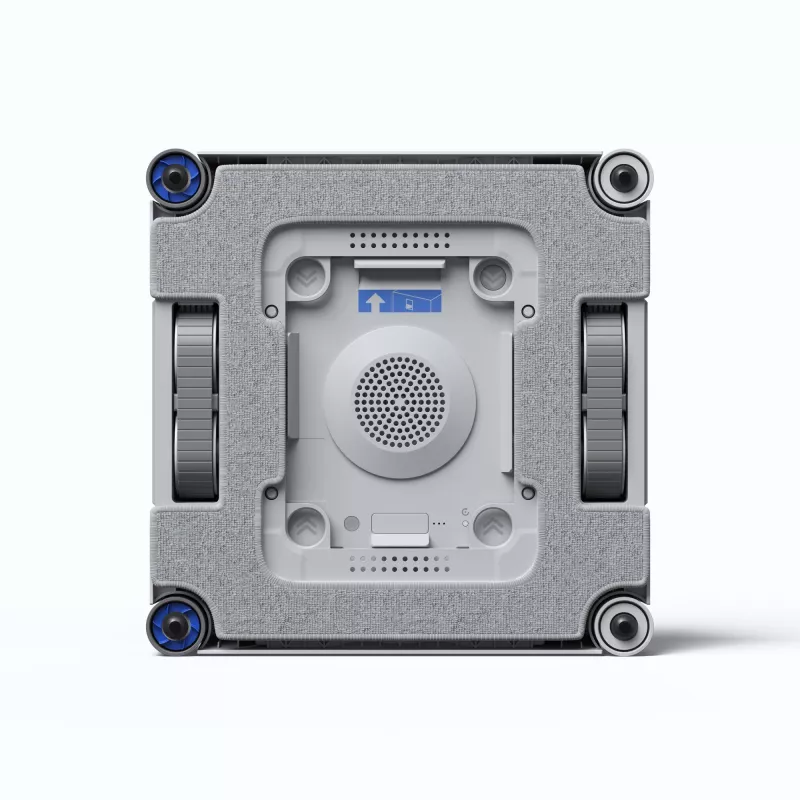 Langų plovimo robotas Ecovacs WINBOT W3 OMNI, baterija 4500 mAh, 270×270×76 mm, sidabrinis/baltas