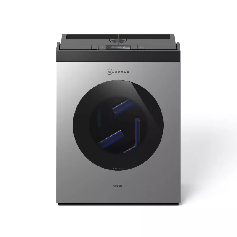 Langų plovimo robotas Ecovacs WINBOT W3 OMNI, baterija 4500 mAh, 270×270×76 mm, sidabrinis/baltas
