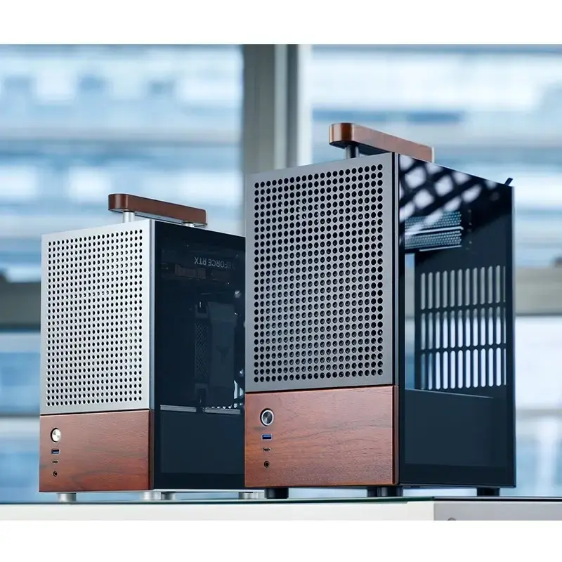 Korpusas Jonsbo T6, Mini-Tower, Mini-ITX, Juodas