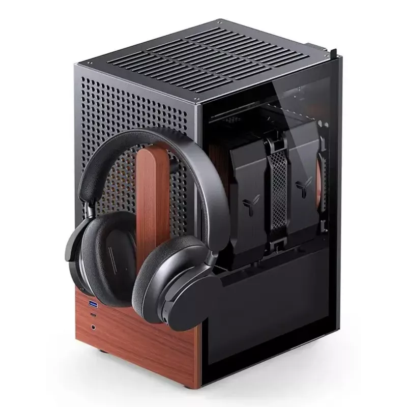 Korpusas Jonsbo T6, Mini-Tower, Mini-ITX, Juodas