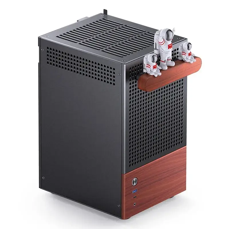 Korpusas Jonsbo T6, Mini-Tower, Mini-ITX, Juodas