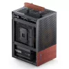 Korpusas Jonsbo T6, Mini-Tower, Mini-ITX, Juodas