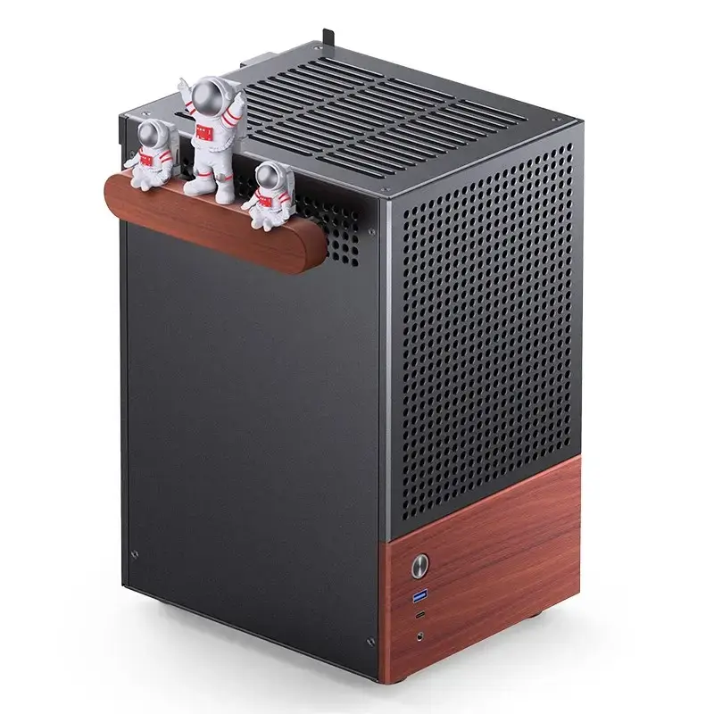 Korpusas Jonsbo T6, Mini-Tower, Mini-ITX, Juodas