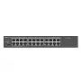 Nevaldomas L2 tinklo jungiklis RUIJIE RG-ES124G-L — 24x Gigabit (10/100/1000), 48 Gbit/s, 8000 MAC, montuojamas į stelažą