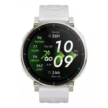 Išmanusis laikrodis Amazfit Active 3 – 3,35 cm (1,32 col.) AMOLED, 466×466, liečiamas ekranas, GPS, 365 mAh, silikoninis dirželis