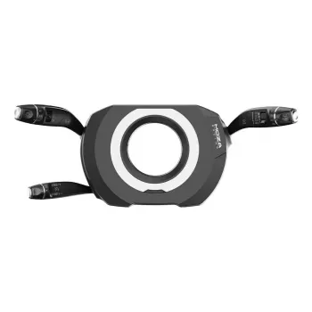 Automobiliniai svirties valdikliai MOZA RS065 juodi, aliuminis/plienas, 411x127x152 mm