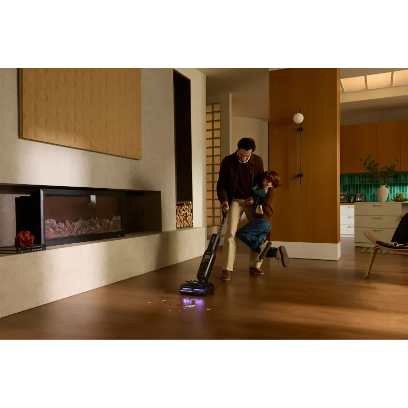 Roborock F25 Ultra elektrinis šluotuvas baterinis sausas ir šlapias valymas be maišelio juodas 4,6 Ah