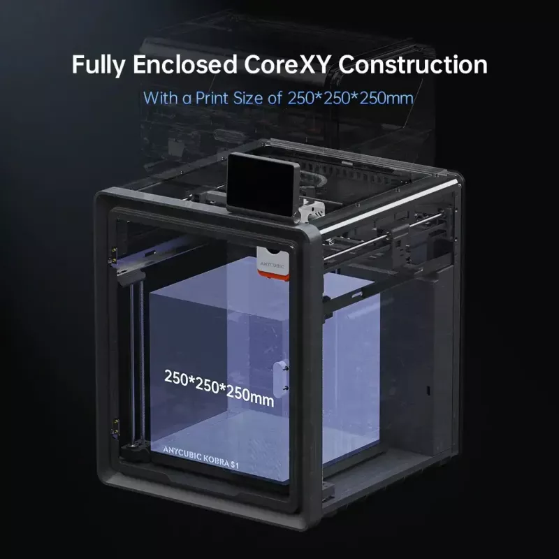 3D spausdintuvas 3D Prima Anycubic Kobra S1 Combo 250x250x250mm 600mm/s