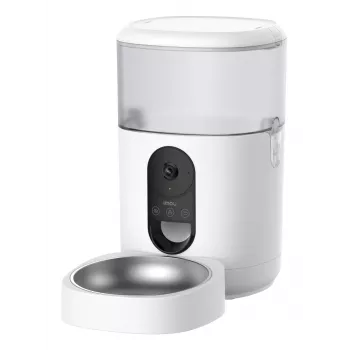 Automatinis šėrimo aparatas augintiniams IMOU PF1 — 4 L nerūdijančio plieno talpa, Wi‑Fi 4, baterija/DC maitinimas, 1 dubuo