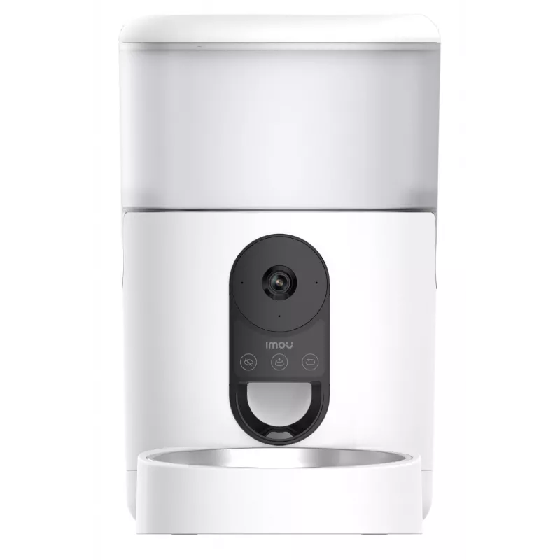 Automatinis šėrimo aparatas augintiniams IMOU PF1 — 4 L nerūdijančio plieno talpa, Wi‑Fi 4, baterija/DC maitinimas, 1 dubuo