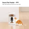Automatinis šėrimo aparatas augintiniams IMOU PF1 — 4 L nerūdijančio plieno talpa, Wi‑Fi 4, baterija/DC maitinimas, 1 dubuo