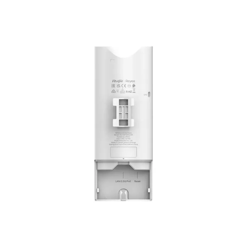 Belaidis prieigos taškas RUIJIE RG-RAP72PRO-OD – dviejų juostų 2,4/5 GHz, 5011 Mb/s, PoE, baltas