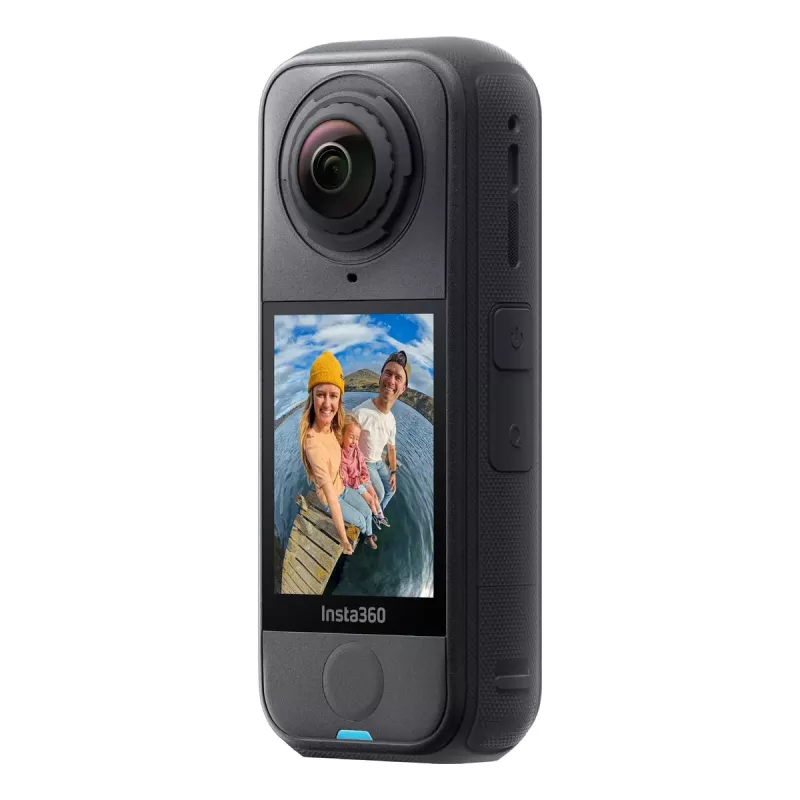Veiksmo kamera Insta360 X4AIR 8K itin didelės raiškos, 29 MP CMOS (1/1,8 colio), 120 kadrų per sekundę, atspari vandeniui 15 m, 2010 mAh