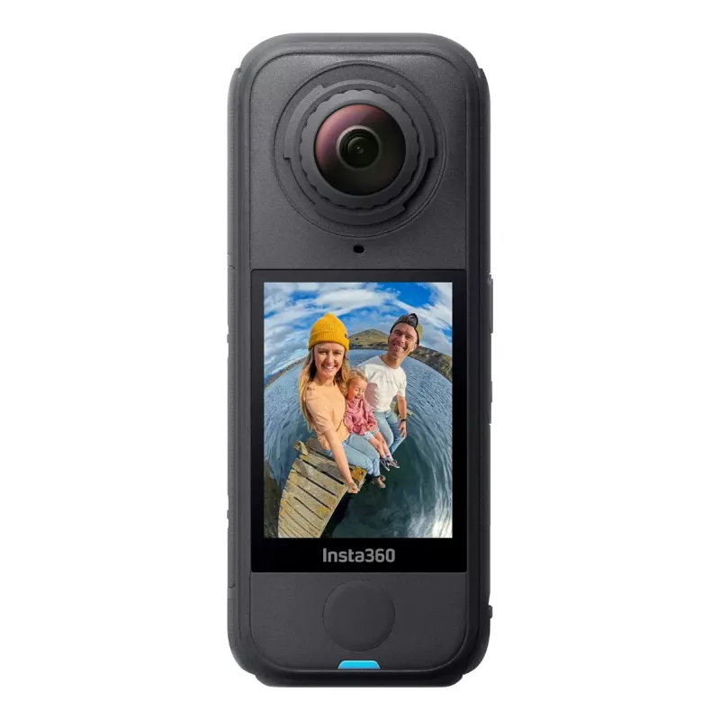 Veiksmo kamera Insta360 X4AIR 8K itin didelės raiškos, 29 MP CMOS (1/1,8 colio), 120 kadrų per sekundę, atspari vandeniui 15 m, 2010 mAh