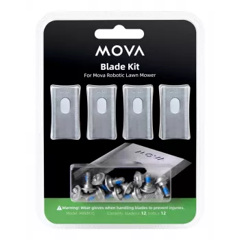 Peilis žoliapjovei MOVA MBKM10, skirtas Mova 1000/600, 160×120×15 mm, 12 vnt.