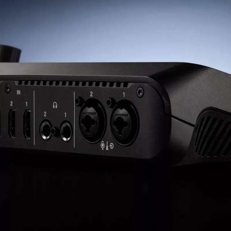 Daugiakanalė podcast'ų ir tiesioginių transliacijų gamybos konsolė Rode RodeCaster Video S RCVS-E – jutiklinis ekranas, Wi‑Fi, Bluetooth 5.3, 5x USB-C, 3x HDMI įėjimai, 1x HDMI išėjimas, microSD