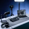Daugiakanalė podcast'ų ir tiesioginių transliacijų gamybos konsolė Rode RodeCaster Video S RCVS-E – jutiklinis ekranas, Wi‑Fi, Bluetooth 5.3, 5x USB-C, 3x HDMI įėjimai, 1x HDMI išėjimas, microSD