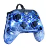 PDP Afterglow žaidimų pultas juodas mėlynas skaidrus USB Xbox One Series X S laidinis 2,4 m