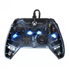 PDP Afterglow žaidimų pultas juodas mėlynas skaidrus USB Xbox One Series X S laidinis 2,4 m