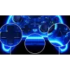 PDP Afterglow žaidimų pultas juodas mėlynas skaidrus USB Xbox One Series X S laidinis 2,4 m