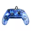 PDP Afterglow žaidimų pultas juodas mėlynas skaidrus USB Xbox One Series X S laidinis 2,4 m