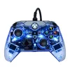 PDP Afterglow žaidimų pultas juodas mėlynas skaidrus USB Xbox One Series X S laidinis 2,4 m