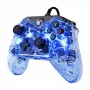 PDP Afterglow žaidimų pultas juodas mėlynas skaidrus USB Xbox One Series X S laidinis 2,4 m