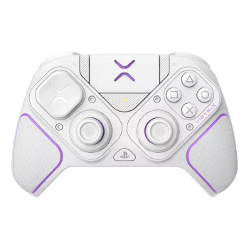 Žaidimų pultas VICTRIX 052-002-WH belaidis ir laidinis RF/USB, USB-C, 2000 mAh, PC/PS4/PS5, violetinė/balta