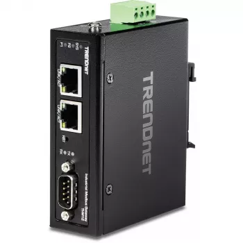 Trendnet TI-M12 pramoninis Modbus šliuzas, 10/100 Mbit/s, metalinis korpusas, montavimas ant DIN bėgio