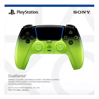 Žaidimų pultas Sony DualSense, PlayStation 5 – Bluetooth/USB, juodas/žalias, analoginis/digitalinis, USB-C