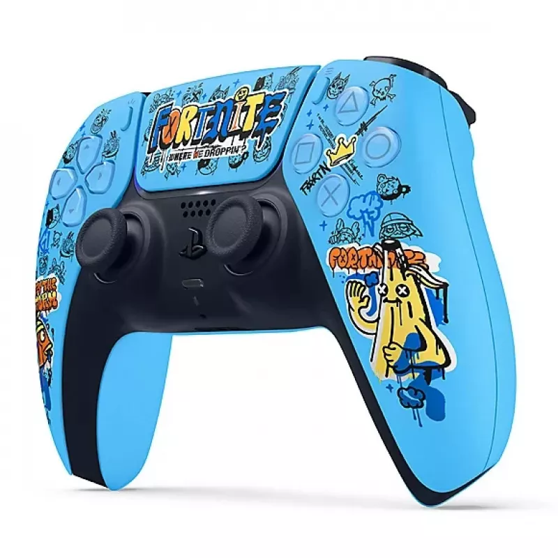 Žaidimų pultas Sony DualSense Wireless PlayStation 5 valdiklis – mėlynas, Fortnite tema, Bluetooth/USB, baterija