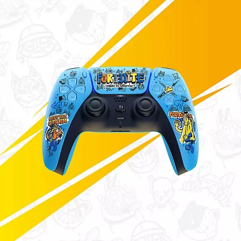 Žaidimų pultas Sony DualSense Wireless PlayStation 5 valdiklis – mėlynas, Fortnite tema, Bluetooth/USB, baterija