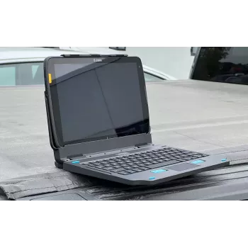 Gamber-Johnson 7160-1789-01 klaviatūra mobiliam įrenginiui, juoda, Pogo Pin, QWERTY JK anglų