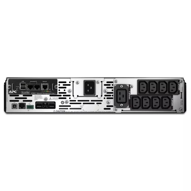 APC Smart-UPS X SMX2200R2HVNC - 2200VA, 8x C13, 1x C19 lizdas, USB, praplečiamas veikimo laikas, NMC