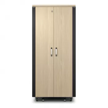 APC NetShelter Soundproof 32U serverio spinta, 230V, Maple