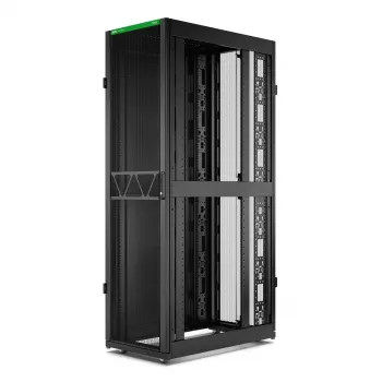 APC NetShelter SX Server Rack Gen 2, 45U, 2124H x 600W x 1070D mm, su šoninėmis sienelėmis, juodas