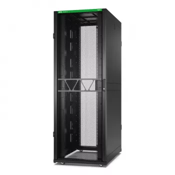 APC NetShelter SX Server Rack Gen 2, 45U, 2124H x 750W x 1200D mm, su šoninėmis plokštėmis, juoda