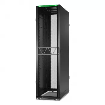 APC NetShelter SX Server Rack Gen 2, 48U, 2258H x 600W x 1200D mm, su šoninėmis plokštėmis, juodas