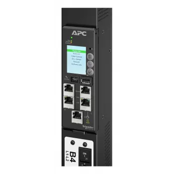 APC NetShelter Rack PDU Advanced Gen 2, Matuojamas, 3 fazės, 43,5 kW 400 V 63 A arba 34,6 kW 415 V 60 A, 560P6, 42 lizdai