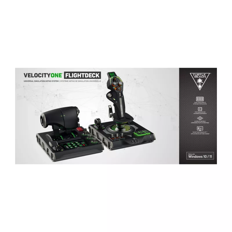 Turtle Beach VelocityOne Flightdeck juodas USB analoginis skaitmeninis PC