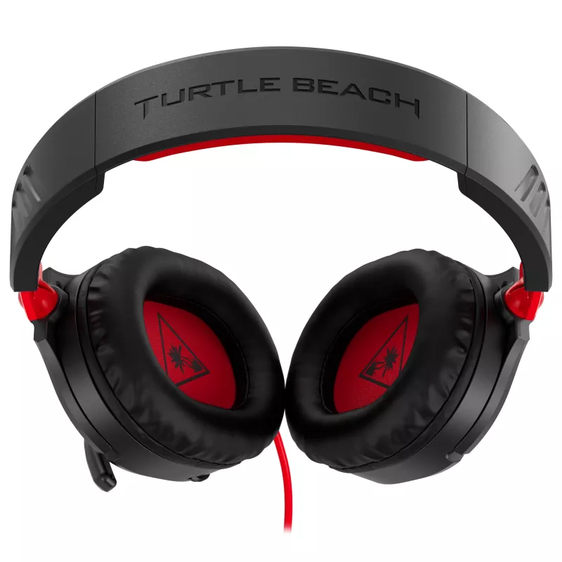 Žaidimų ausinės Turtle Recon 70 juodos, laidinės, stereo, su vienos pusės valdymu ant ausinės