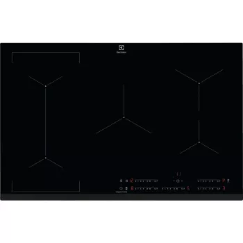 Indukcinė kaitlentė Electrolux EIV835, juoda, įmontuojama, 80 cm, 5 zonų