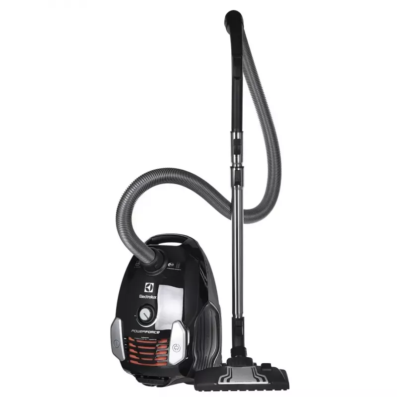 Cilindrinis dulkių siurblys Electrolux EPF63EB-S, su maišeliu, 700 W, 3,5 l, teleskopinis vamzdis, 9 m veikimo spindulys, Hygiene filtras, juodas