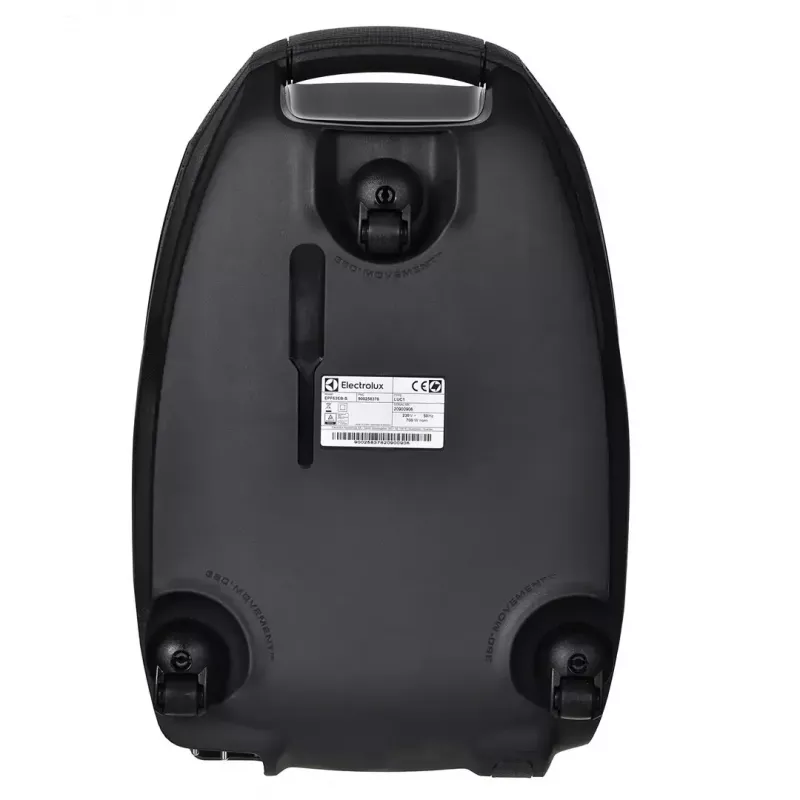 Cilindrinis dulkių siurblys Electrolux EPF63EB-S, su maišeliu, 700 W, 3,5 l, teleskopinis vamzdis, 9 m veikimo spindulys, Hygiene filtras, juodas