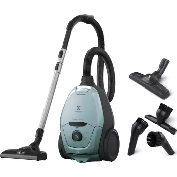 Cikloninis dulkių siurblys Electrolux PD82-4MB — sausas valymas, 3,5 L dulkių maišas, EPA E12, 57 dB, 230 V, 12 m veikimo spindulys
