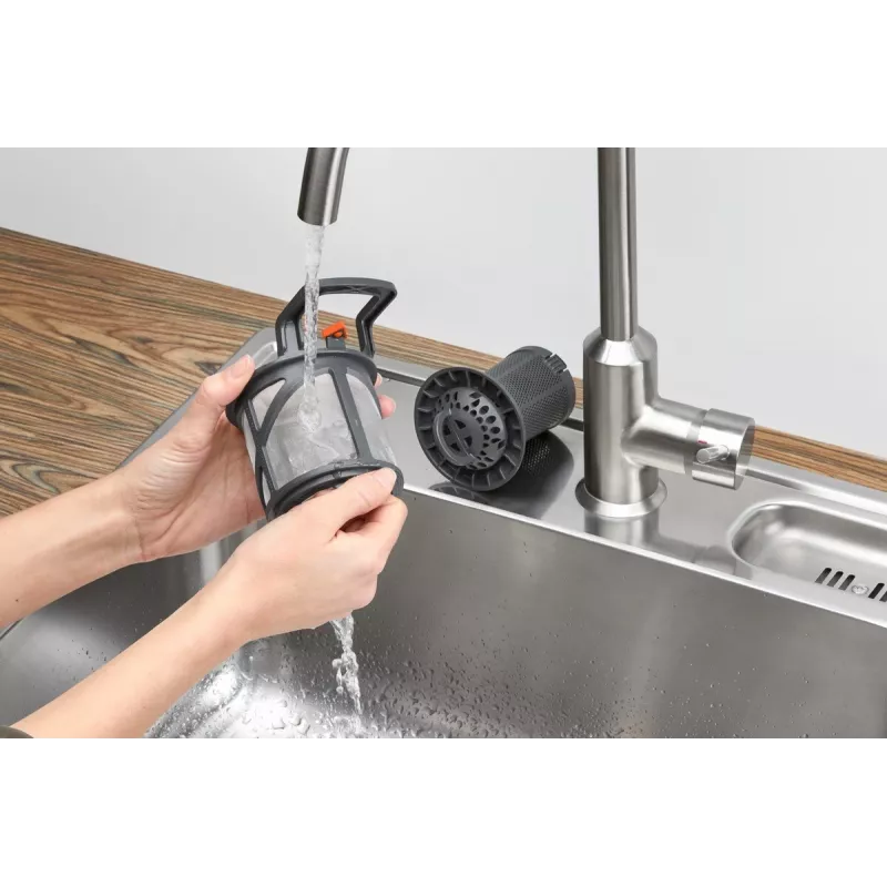 Įmontuojamas indaplovė Electrolux EEM69410W — 15 komplektų, 42 dB, pilno dydžio 60 cm, AirDry